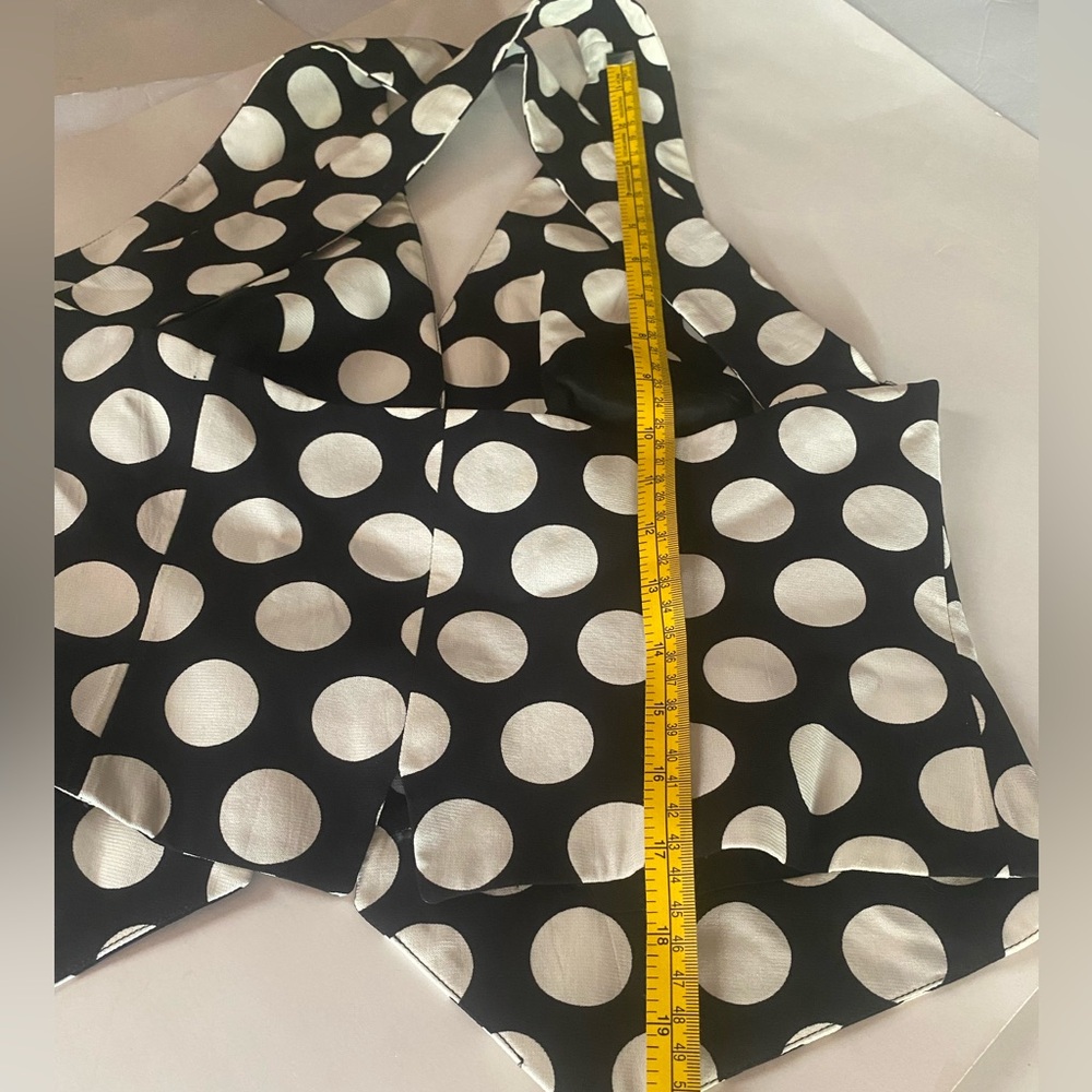 Vintage 90s Moschino Cheap and Chic "Superstition" Polka Dot 2-Piece set - Picture 10 of 16